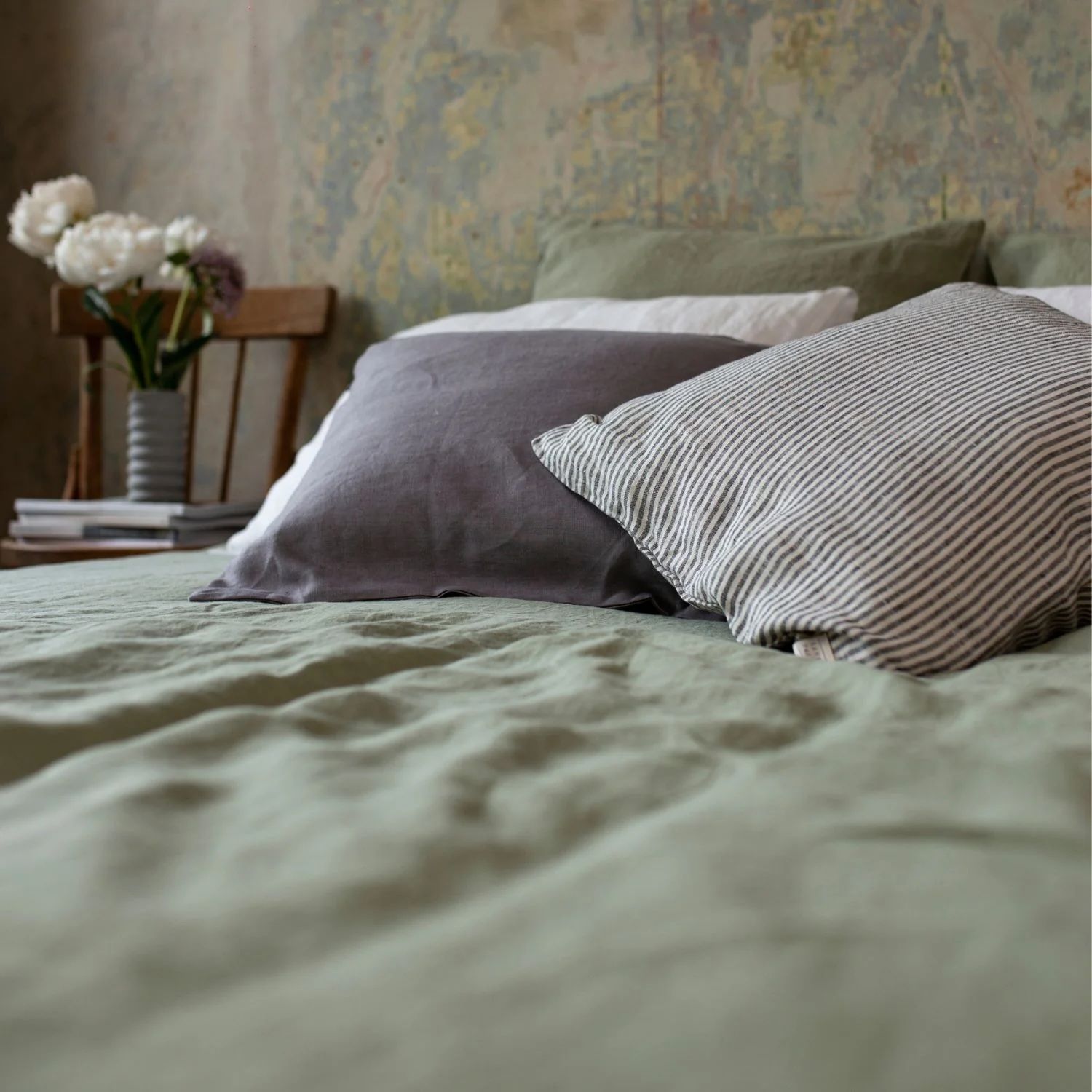 Couvre duvet Queen SAUGE