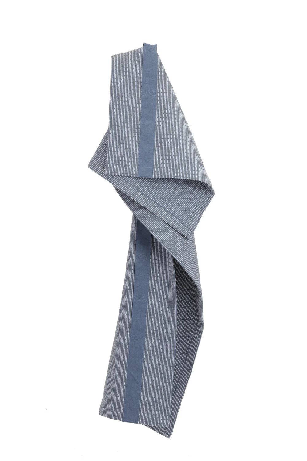 Serviette Cheveux &amp; mains ajustable en bleu pierre UNISEXE 100% cotton bio