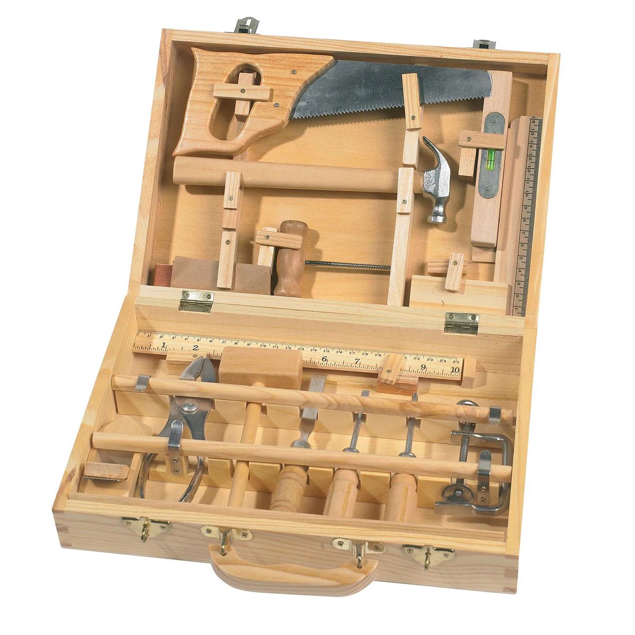 Grande boîte à outils en bois (pour les +6 ans)