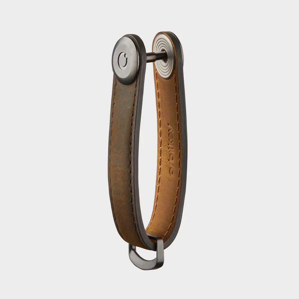 Organisateur de clefs Orbit en cuir CRAZY HORSE - Chêne