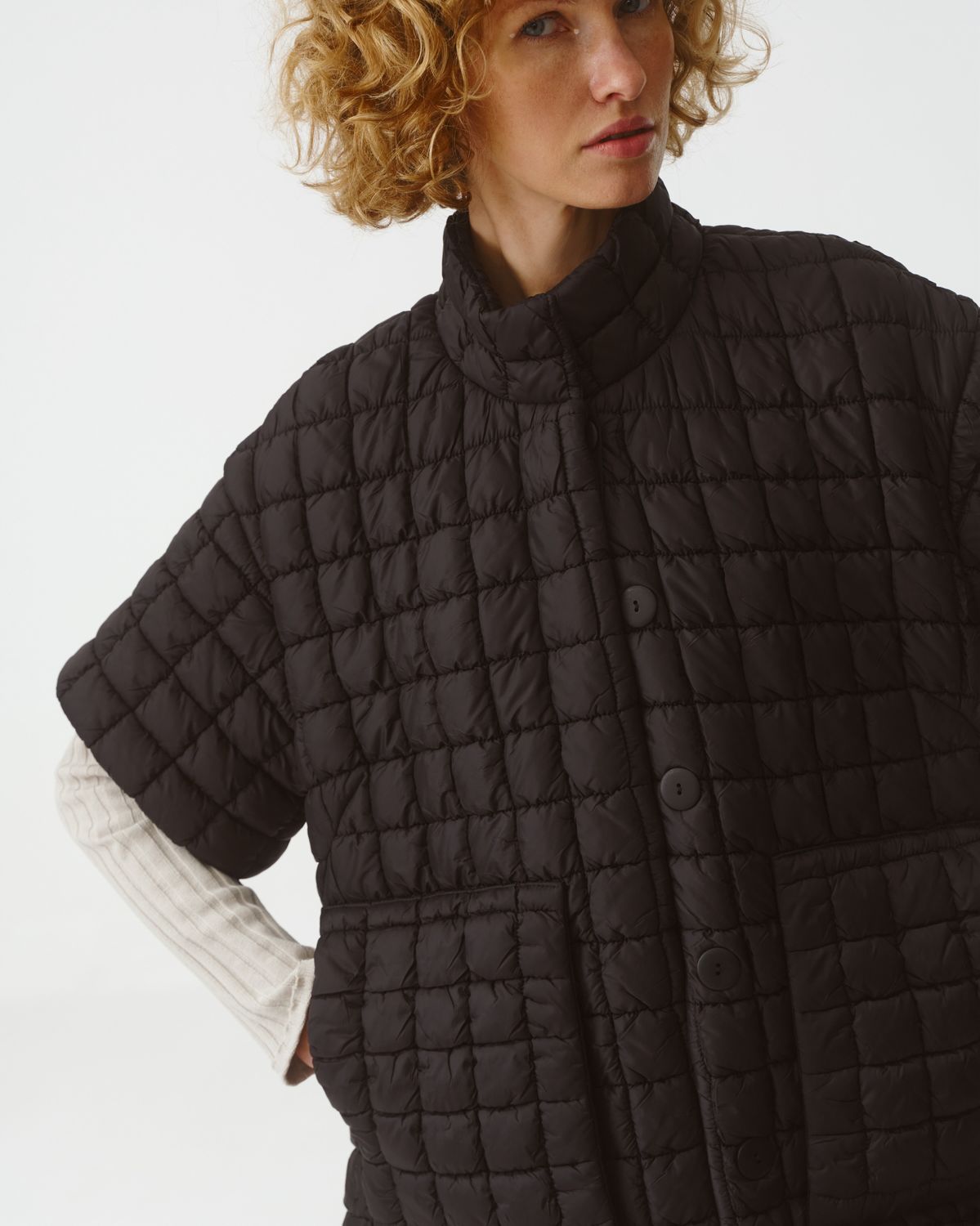 Veste noire poches carrées Kedziorek (Pol)