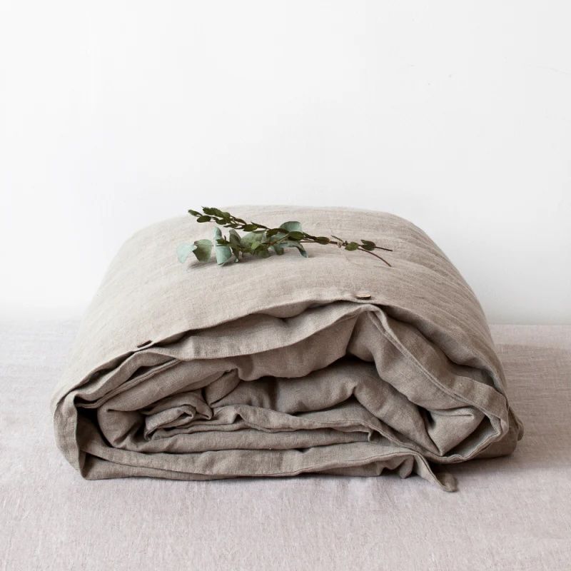 Couvre duvet Queen NATUREL