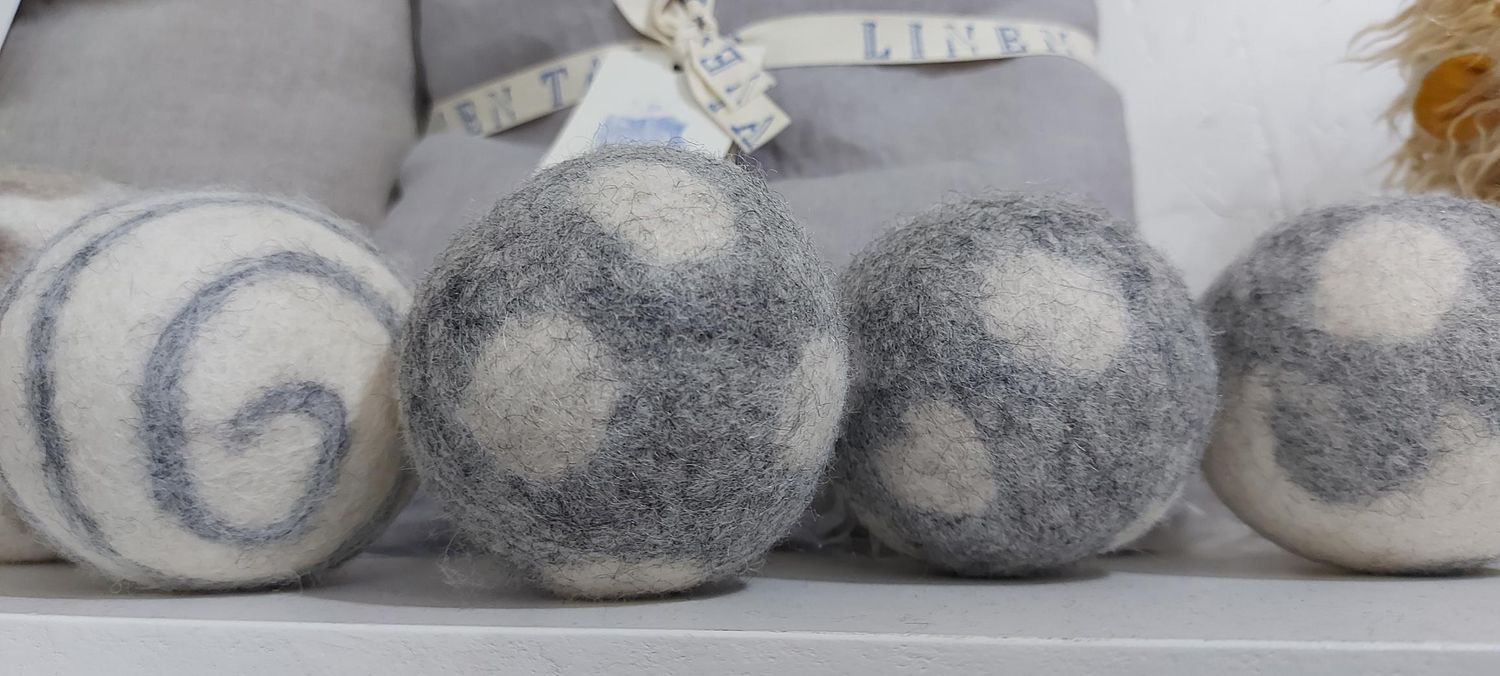 Polka : Boule de séchage avec motif à la main FAIRTRADE (Nepal)