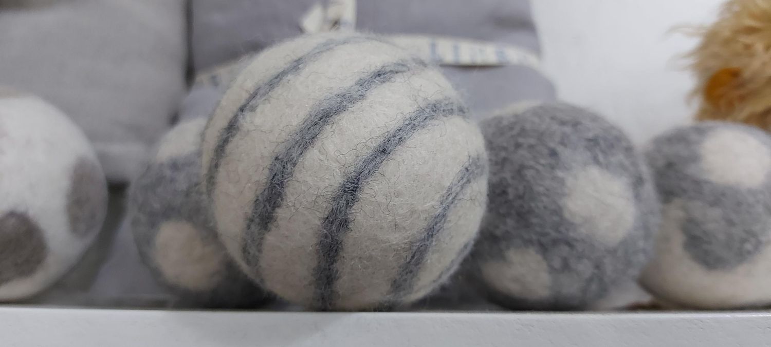 Polka : Boule de séchage avec motif à la main FAIRTRADE (Nepal)