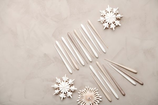 Chandelle Cone - Blanc  (Danemark) 37 cm