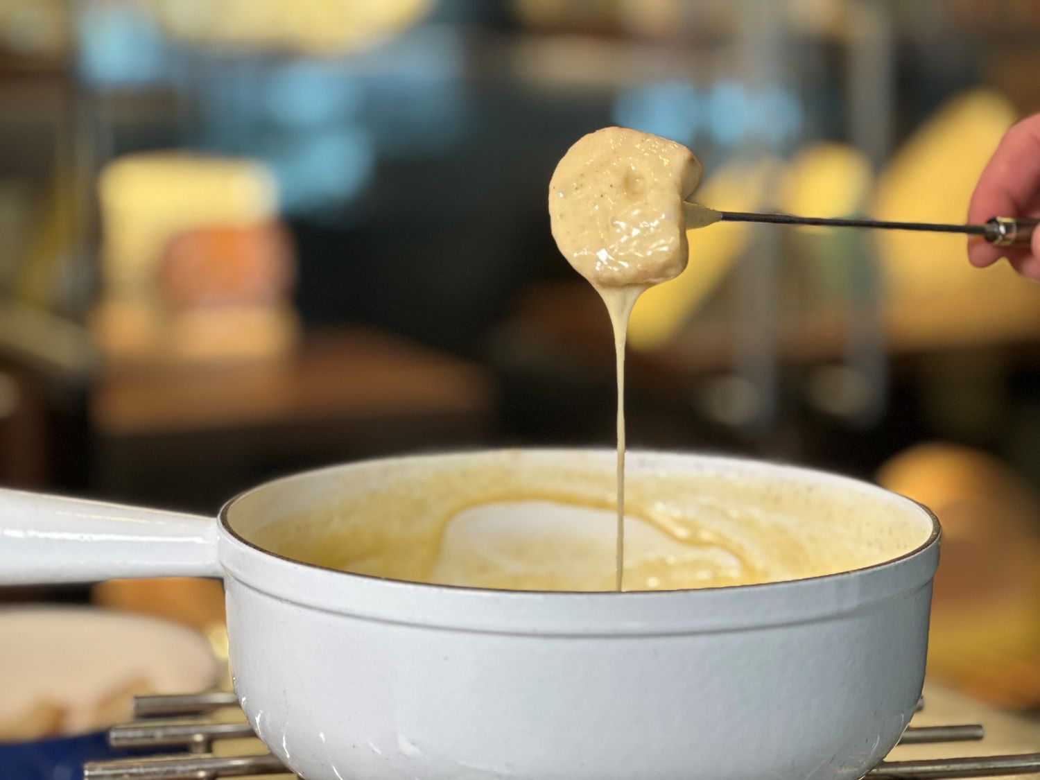 Fondue de fromage à deux 3 pays (Qc, Suisse, All)