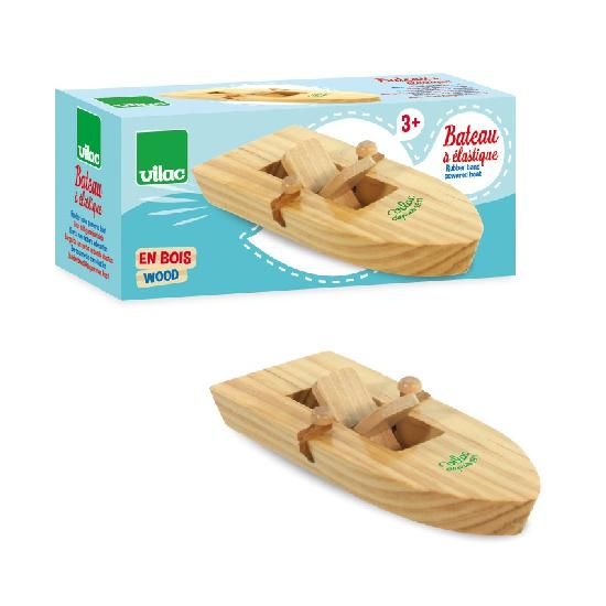 Bateau propulsé par élastique