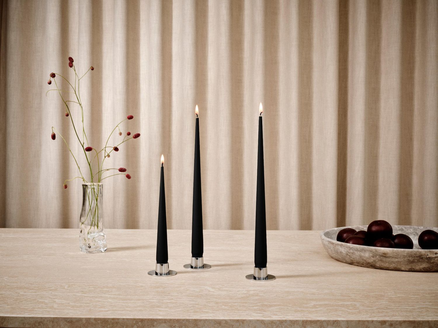 Deux porte-bougie en boîte cadeau (Danemark)