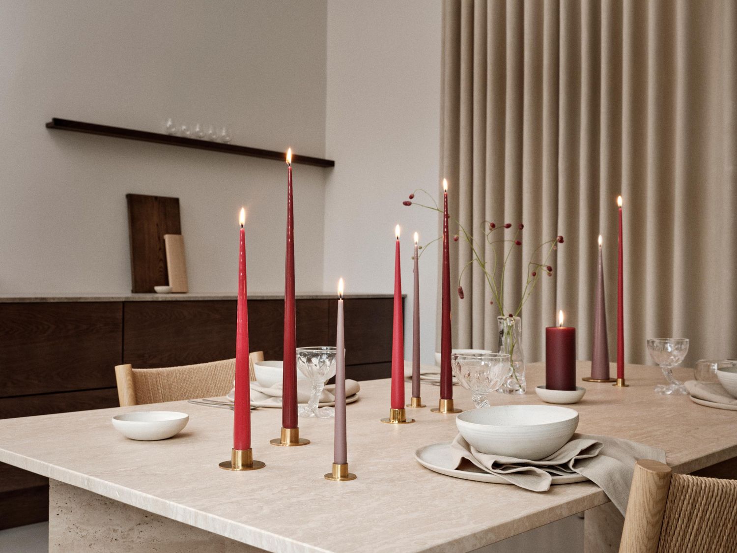 Deux porte-bougie en boîte cadeau (Danemark)