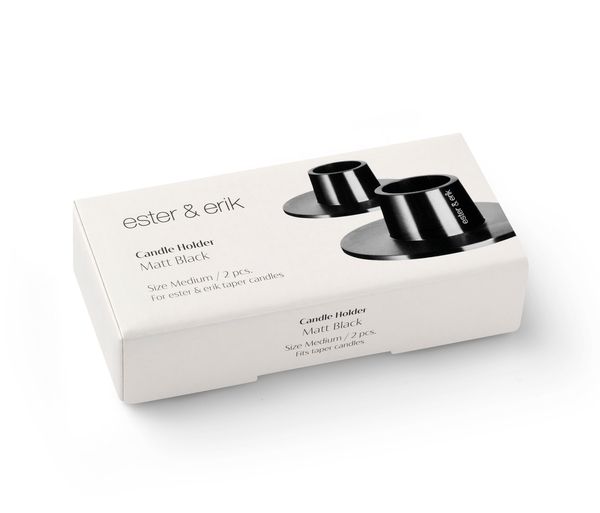 Deux porte-bougie en boîte cadeau (Danemark)