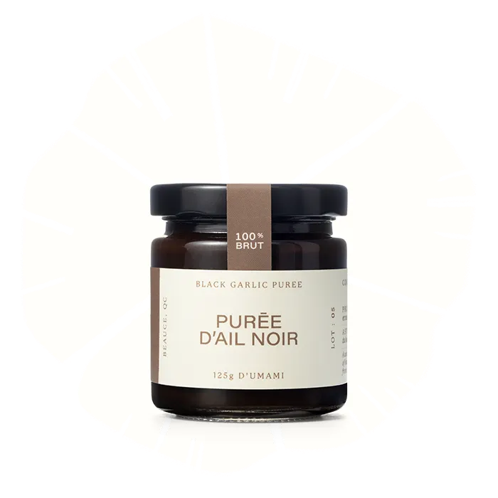 Purée d&#39;ail noir 125ml (Qc)