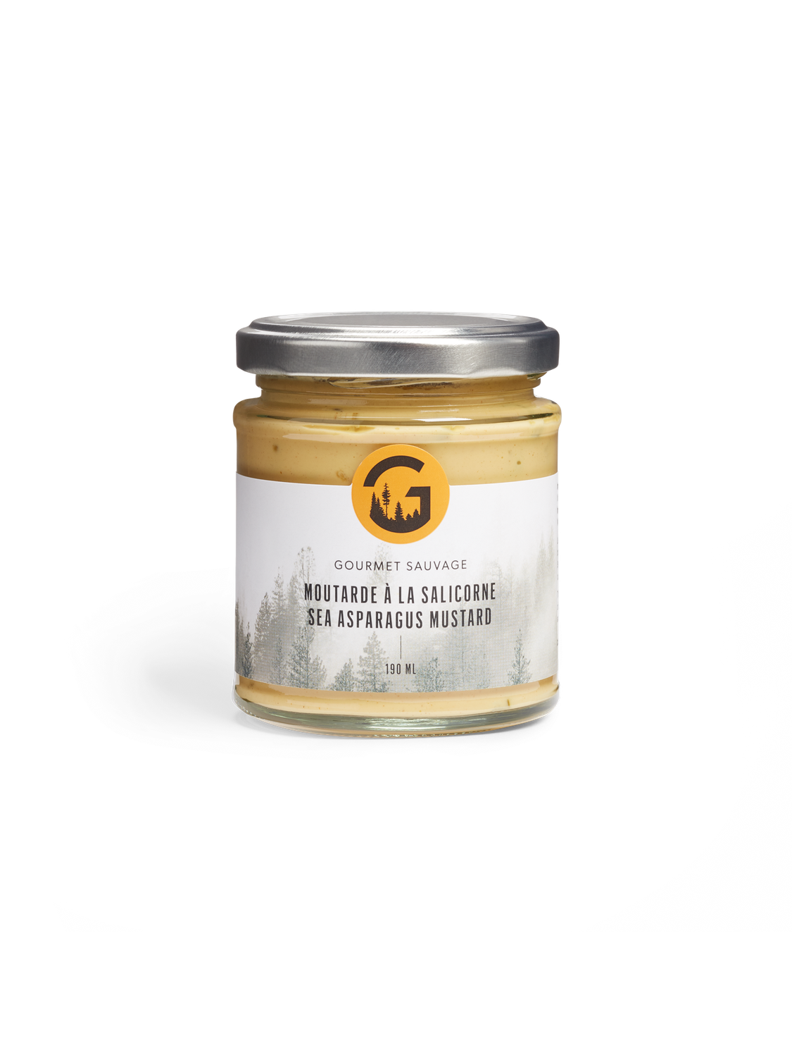 Moutarde à la salicorne 190 ml (QC)