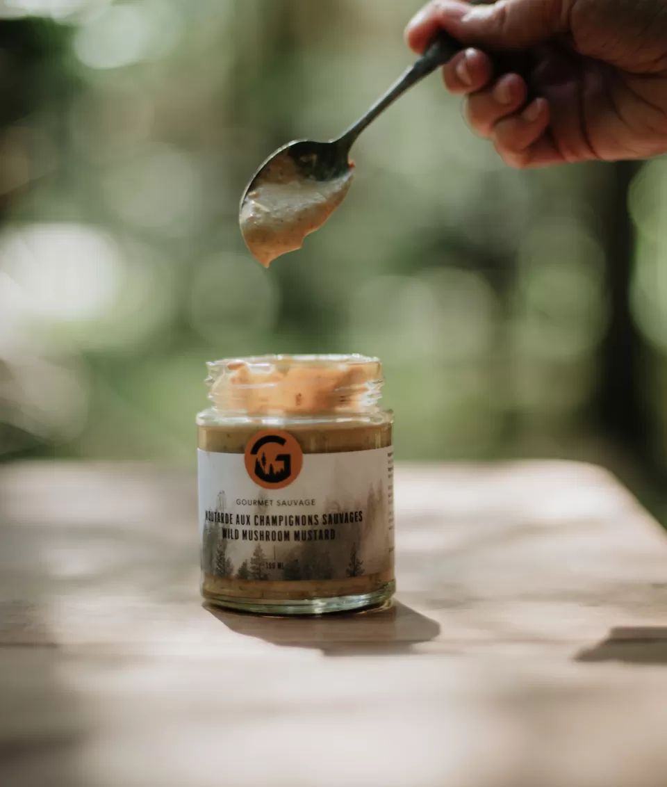 Moutarde aux champignons sauvages 190ml (QC)