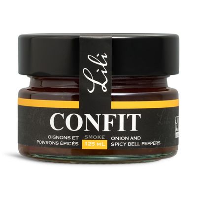 Confit d&#39;oignons poivrons épicés Smoke 125ml (Qc)