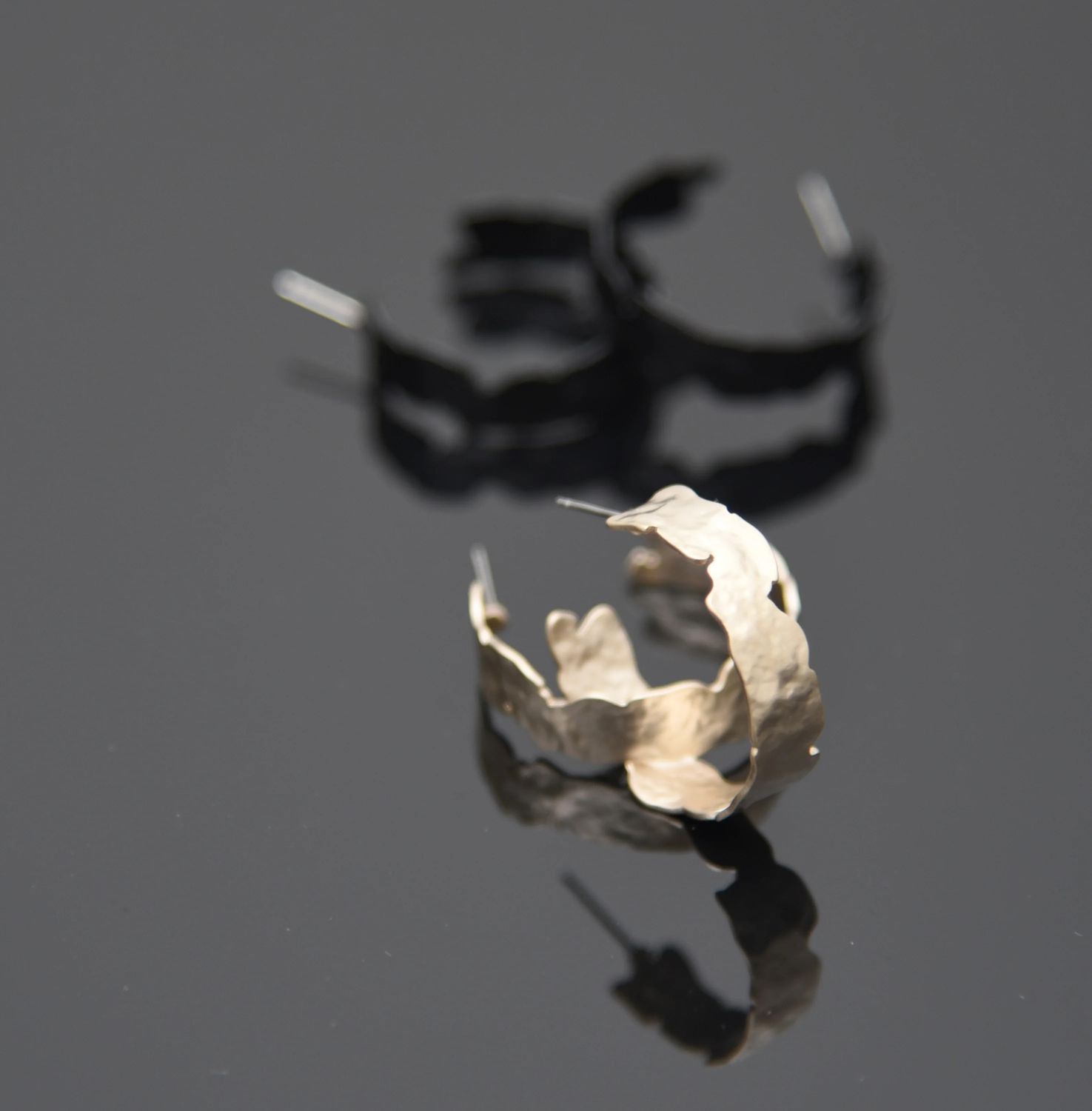 Boucles d&#39;oreilles MIRA - Or satin (Cda)