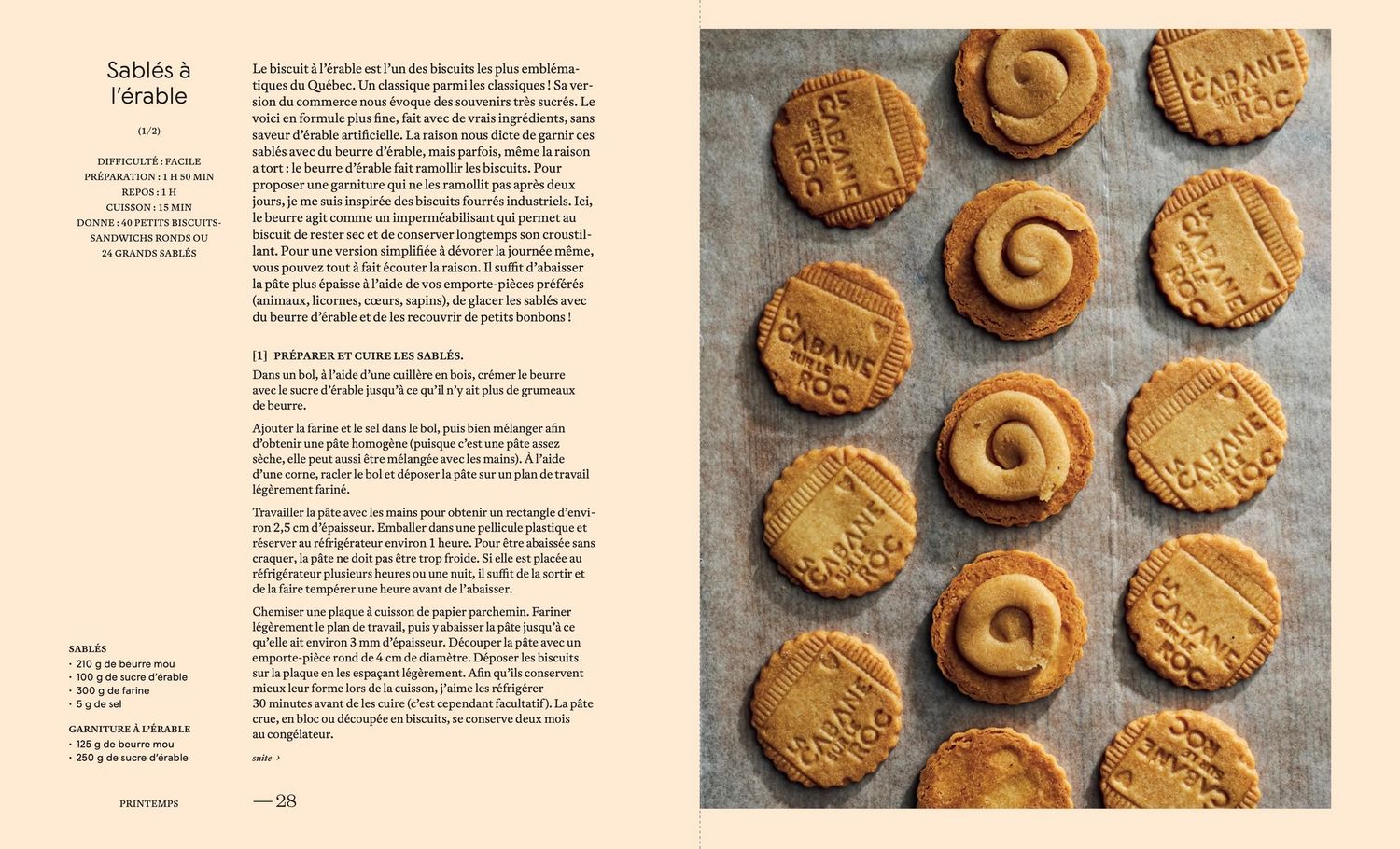 Les saisons de Gabrielle — Biscuits, érable et petits fruits (Qc)