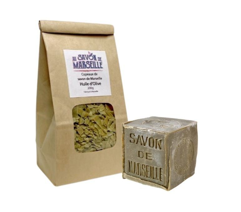 Copeaux de savon de Marseille - Olive  (Fr)