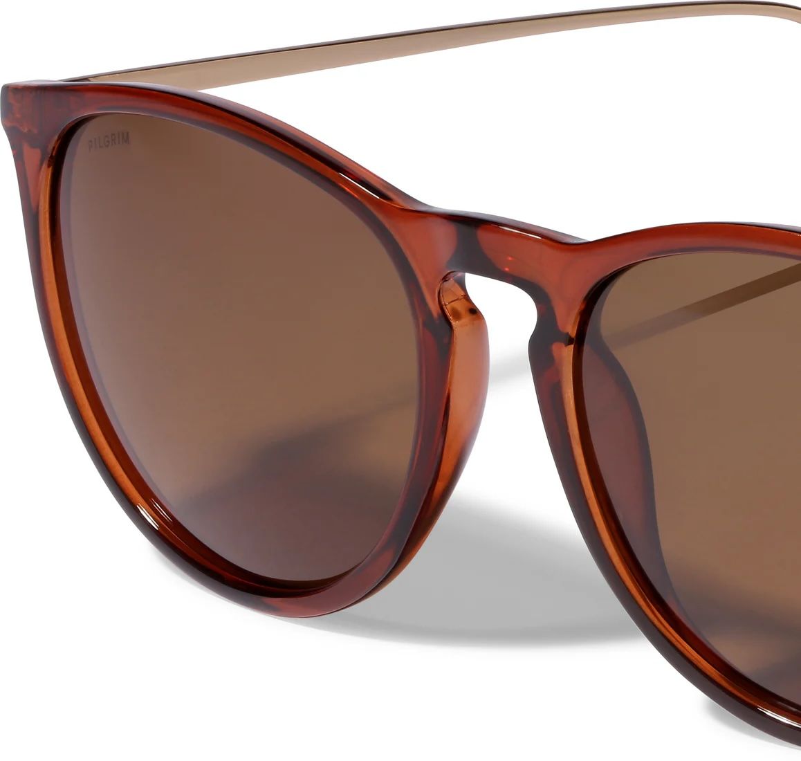 Lunettes de soleil Vanille - brun &amp; or