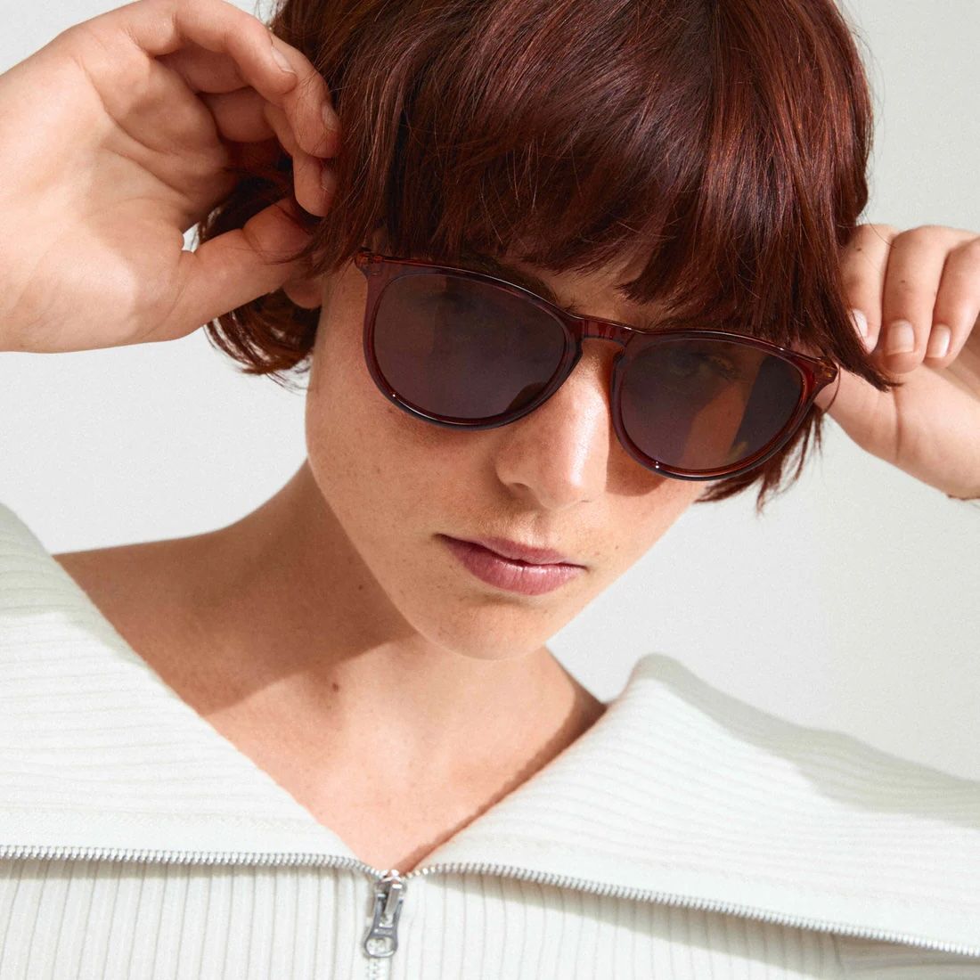 Lunettes de soleil Vanille - brun &amp; or
