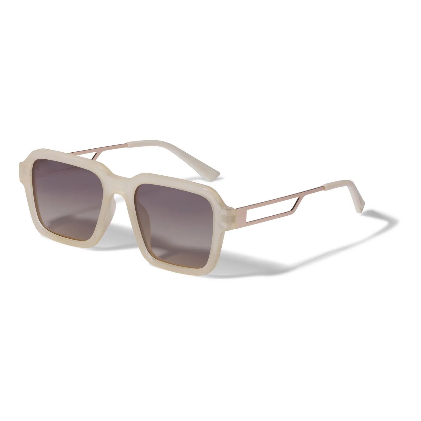 Lunettes de soleil Addilyn -  Lait au chocolat &amp; or