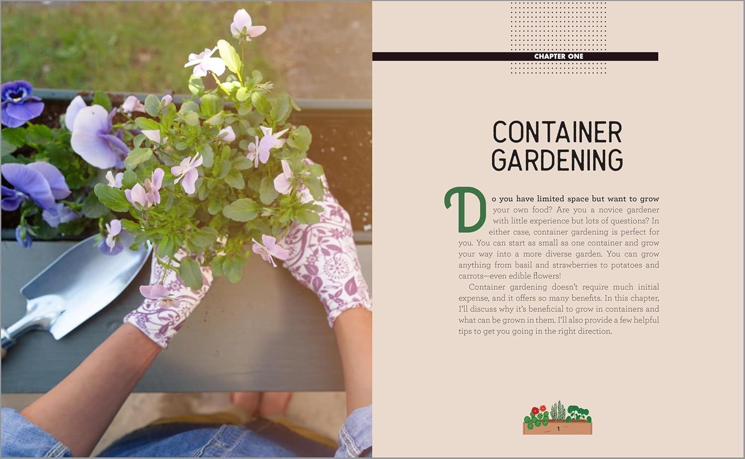 Container Gardening for Beginners: A Guide to Growing Your Own Vegetables, Fruits, Herbs, and Edible Flowers [English]