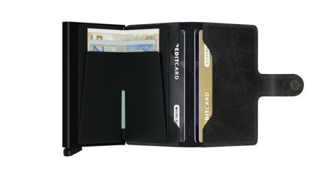 Secrid - Portefeuille en CUIR VINTAGE RFID Miniwallet 3 ans de garantie* (NL, UE)