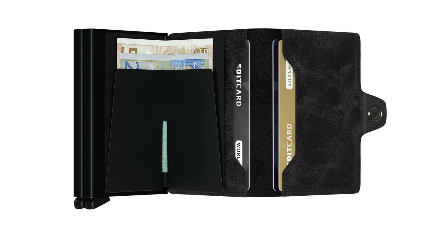 Secrid - Portefeuille double en CUIR VINTAGE RFID Twinwallet 3 ans de garantie* (NL, UE)
