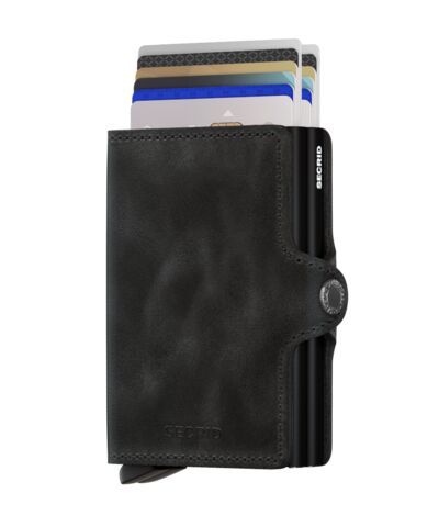 Secrid - Portefeuille double en CUIR ORIGINAL RFID Twinwallet 3 ans de garantie* (NL, UE)
