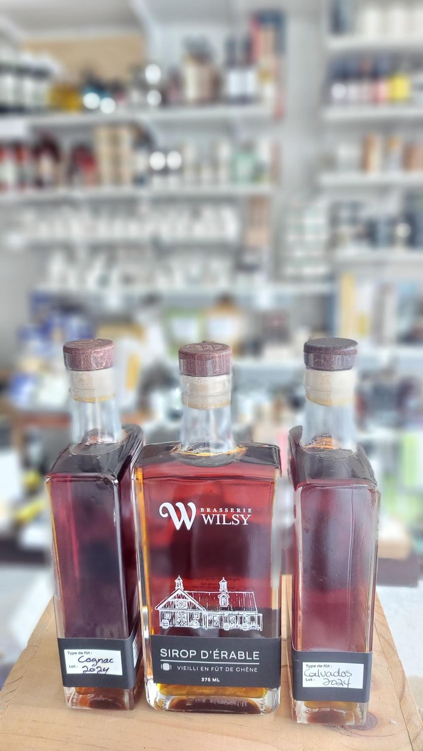 Sirop d&#39;érable vieilli en fût de Calvados (Saint-Placide)