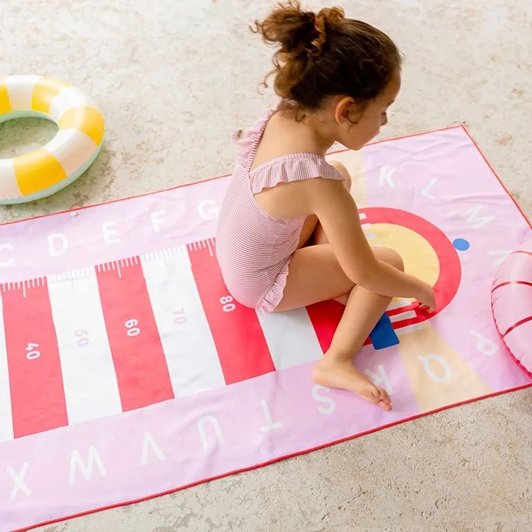 PHARE - Serviette de jeu | plage et cape anti-sable (140 x 70 cm)