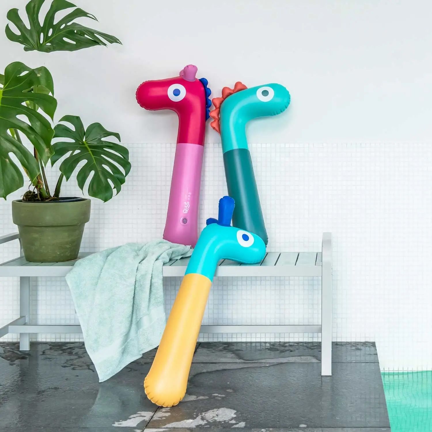 Nouille piscine Giraffe | Cheval à bâton (50cm)