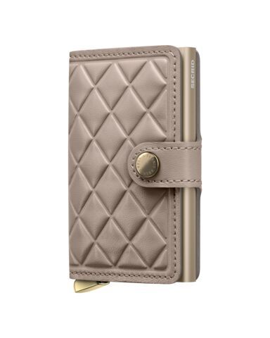 Secrid - Portefeuille CUIR EMBOSSÉ DIAMANT RFID Miniwallet 7 ans de garantie* (NL, UE)