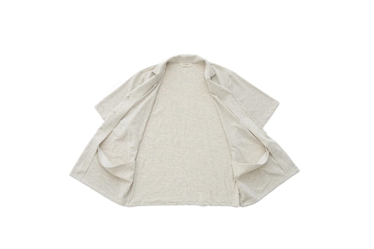 ENSEMBLE «Convalescence» avec poches intérieures en coton de qualité supérieure - Avoine - 2 mcx