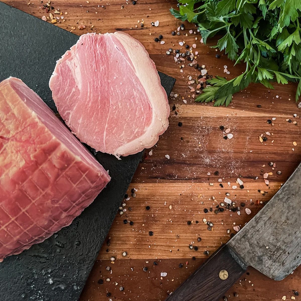 Jambon fumé de porcelet au lait GASPOR (Qc)