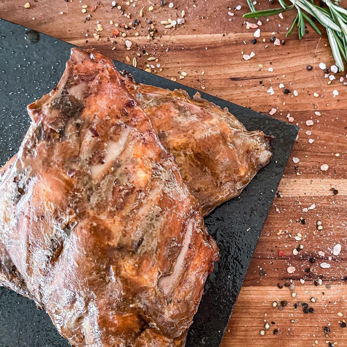 Côtes levées de porcelet Gaspor cuites (Qc)