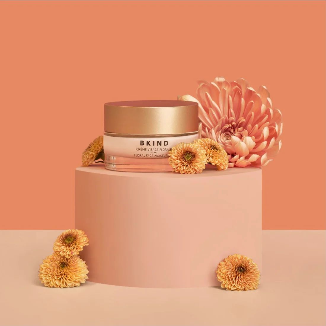 Crème FLORAL ingrédients naturels Toutes les peaux + sèches, sensibles ou matures (Qc)