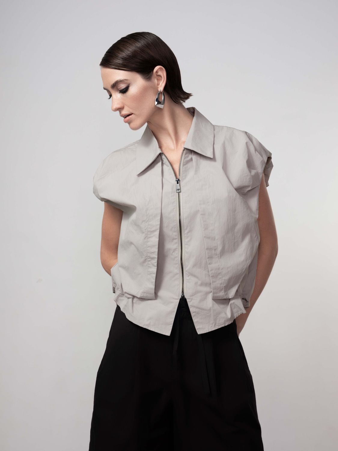 Veste parachute pliée