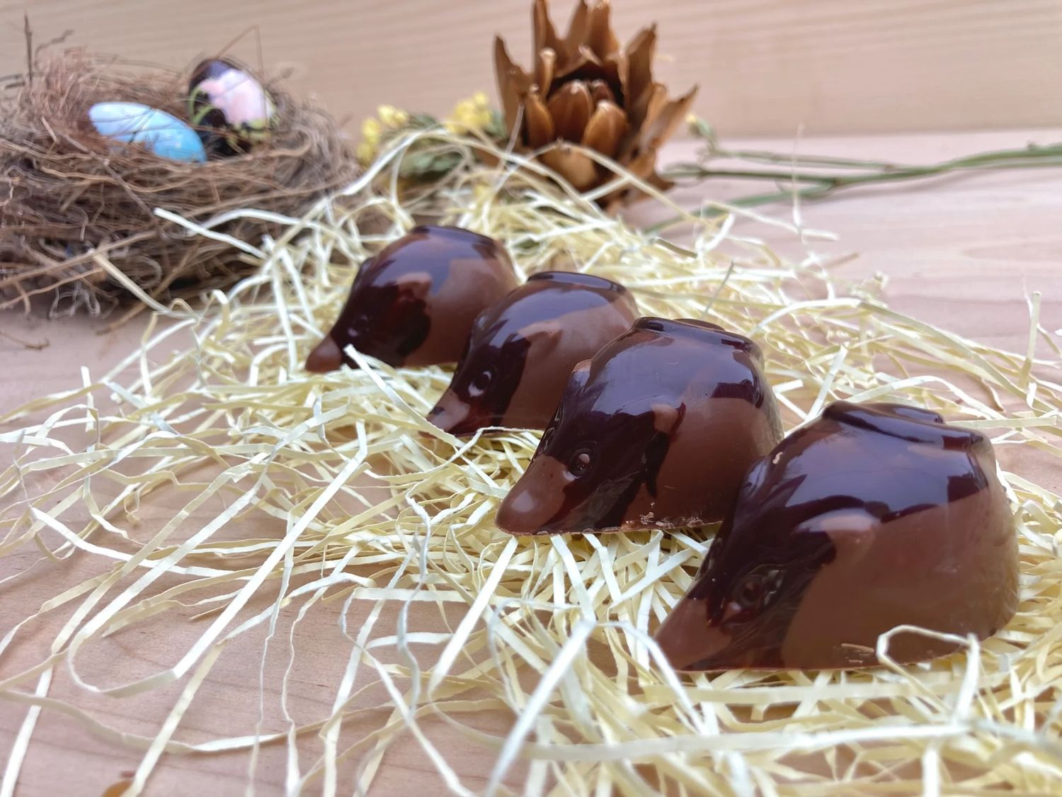 Collection Pâques : Souris pralinées chocolat lait - Cabane sur le roc (Qc)