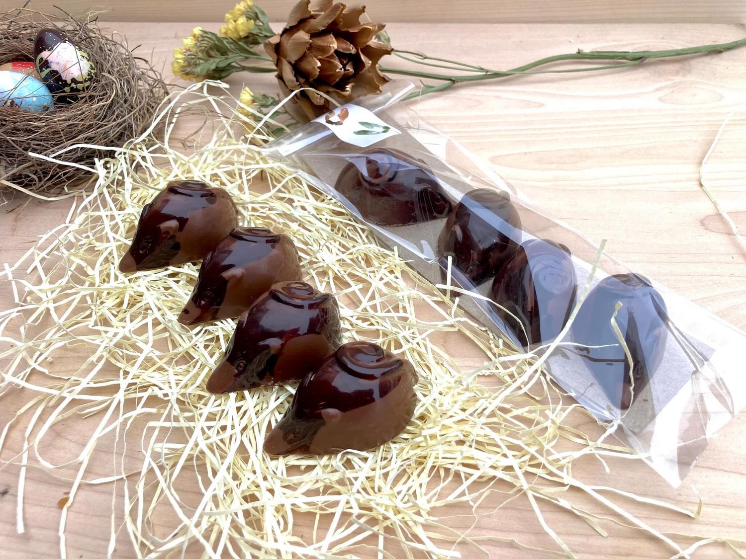 Collection Pâques : Souris pralinées chocolat lait - Cabane sur le roc (Qc)