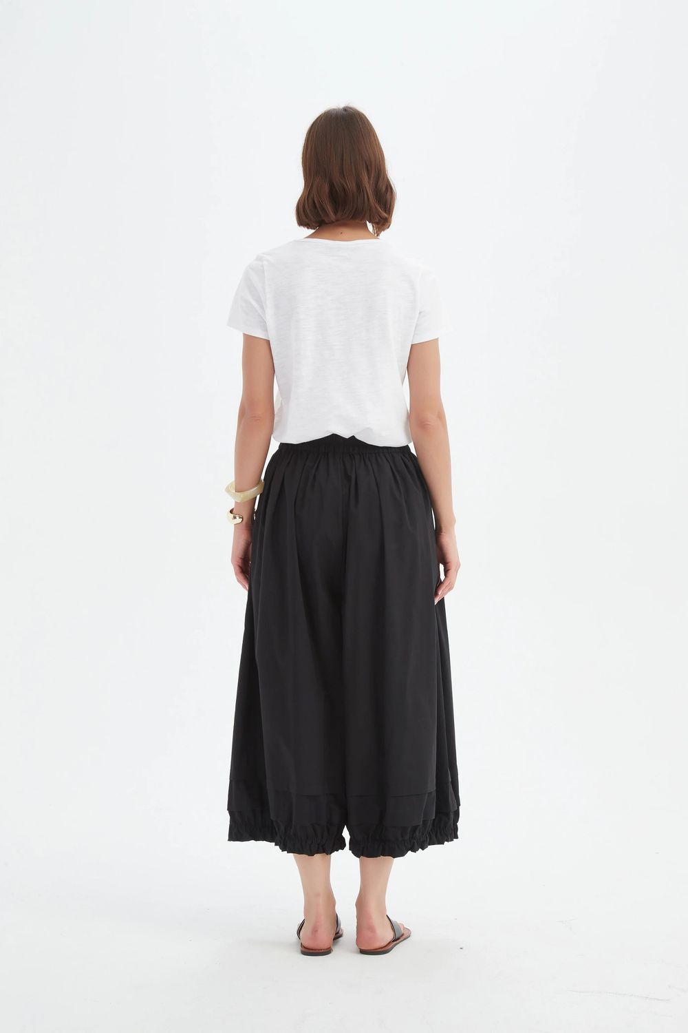 Pantalon à volants - noir