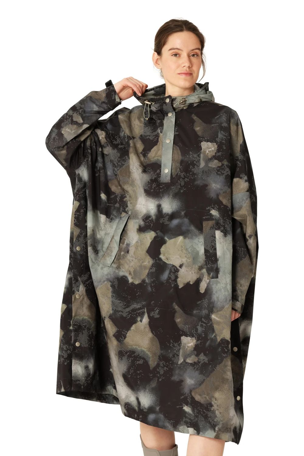 Poncho imperméable Ilse Jacobsen - motif floral