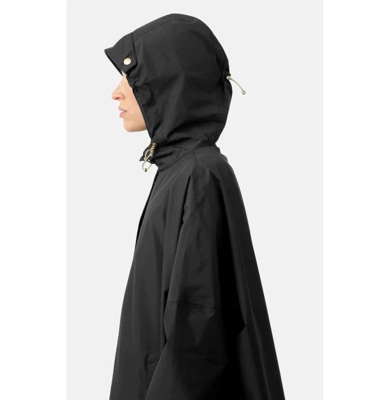Poncho imperméable Ilse Jacobsen - noir