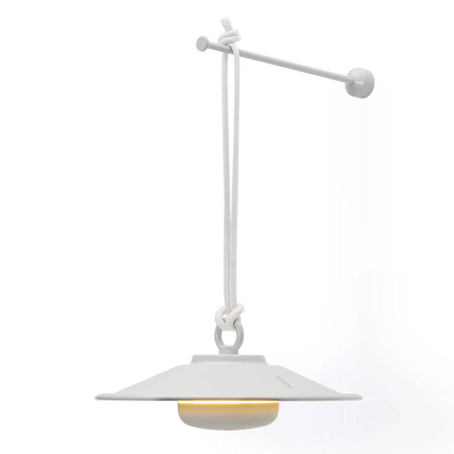 Lampe portable Chap-O pour intérieur / extérieur par Fatboy - gris pâle