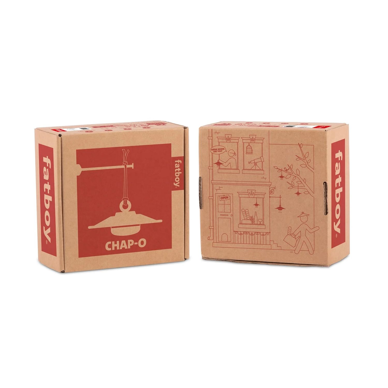 Lampe portable Chap-O pour intérieur / extérieur par Fatboy - gris pâle