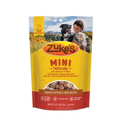 Zukes Mini Naturals Peanut Butter 1Lb