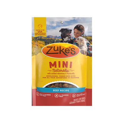 Zuke&#39;s Mini Naturals Beef Recipe Dog Treat 6oz