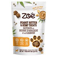 Zoe Hemp Treats Peanut Butter 150G (5.3 Oz)