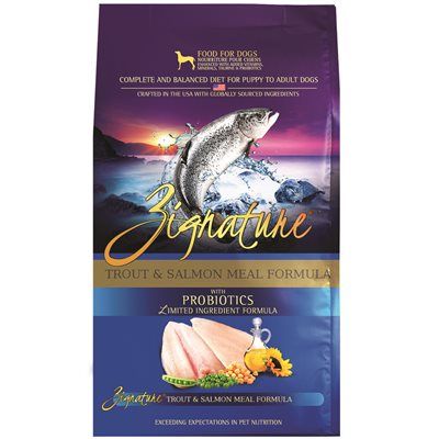 Zignature Limited Ingredient Grain Free Trout and Salmon 12.5lb
