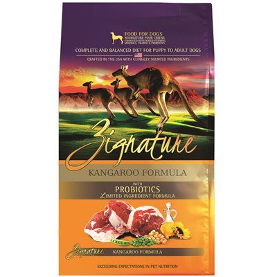 Zignature Limited Ingredient Grain Free Kangaroo Dog Food 25 Lb