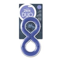 Zeus Duo Figure-8 Tug Bacon Scent Purple 20 Cm (8 In)